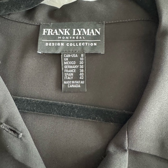 Frank Lyman Sample Sale Black Tunic - Picture 5 of 7